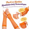 80’ler 90’lar Retro Tcu File Parmaksız Eldiven 26 cm