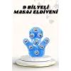 9 Bilyeli Masaj Eldiveni Giyilebilir Plastik Vücut Sıkılaştırıcı