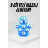 9 Bilyeli Masaj Eldiveni Tüm Vücut Masajına Uygun Kafa Masaj Aleti