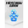 9 Bilyeli Masaj Eldiveni Tüm Vücut Masajına Uygun Kafa Masaj Aleti