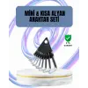 9 Parça Alyan Anahtar Seti Altıgen Uçlu Mobilya ve Tamir İçin