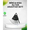 9 Parça Alyan Anahtar Seti Isıl İşlem Görmüş Dayanıklı Çelik