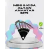 9 Parça Kısa Tip Alyan Seti Isıl İşlemli Profesyonel Kullanım