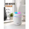 ABS Gövdeli 300ml USB Nemlendirici – Beyaz, Gri, Pembe Renk