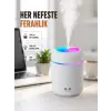ABS Gövdeli 300ml USB Nemlendirici – Beyaz, Gri, Pembe Renk