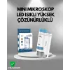ABS Gövdeli Öğrenci ve Hobi Mikroskobu – Mavi Renk