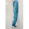 Açık Mavi Renk Uzun Düz Parti Peruğu Bx40