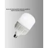Acil Durumlara Uygun Şarjlı Torch LED Ampul 30 Watt Yeni Nesil