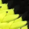 Afrika Örgüsü Ve Rasta İçin Sen Ombreli  / Siyah / Neon Sarı