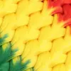 Afrika Örgüsü Ve Rasta İçin Sen Ombreli  / Tcu / Sarı / Yeşil