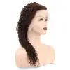 Afro Daa Front Lace Gerçek Tül Peruk / Koyu Kahve / 60/65cm