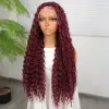 Afro Daa Koyu Kızıl Fiber Sen T Tül Peruk