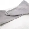  Ahşap Diş Kaşıyıcılı Bürümcük Müslin Önlük 736 Gri