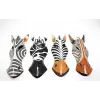 Ahşap Duvara Asmalı 30 cm Zebra Maske