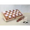 Ahşap Kutulu Satranç ve Tavla Seti - Model 3