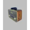 Ahşap Nostaljik Radyo Bluetooth USB SD Kart Destekli