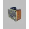 Ahşap Nostaljik Radyo Bluetooth USB SD Kart Destekli
