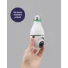 Akıllı Duy Kamera Gece Görüşlü ve Hareket Algılama Sensörlü