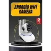 Akıllı Gece Görüşlü Sensörlü Wifi Kamera Telefondan Takip Edilebilir