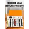Akıllı Saat 7 Kordonlu Bildirim Görebilen Metal Kordon GPS Özelliği