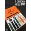 Akıllı Saat 7 Kordonlu MetalPlastik Ve Hasır Kordon Seçeneği