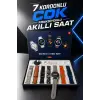 Akıllı Saat 7 Kordonlu Yeni Nesil Arama Cevaplayan Çok Fonksiyonlu