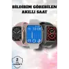 Akıllı Saat Adım Sayar, Kalp Atışı İzleme Dokunmatik Bluetooth Bağlantılı
