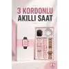 Akıllı Saat Amoled Ekran 3 Kordonlu Aksesuar Hediyeli Sesli Görüşme