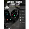 Akıllı Saat Amoled Ekran 3 Kordonlu NFC Ve GPS Uyumlu