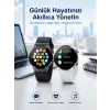Akıllı Saat Amoled Ekran Bluetooth Bağlantılı Sesli Görüşme Nabız Ölçer