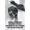 Akıllı Saat Arama Cevaplayan Titreşim Özelliğiyle Bildirim Görebilen