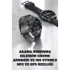 Akıllı Saat Arama Cevaplayan Titreşim Özelliğiyle Bildirim Görebilen