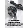 Akıllı Saat Arama Cevaplayan Titreşim Özelliğiyle Bildirim Görebilen