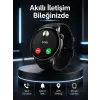 Akıllı Saat Bildirim Görme Amoled Ekran GPS Uyumlu Sesli Görüşme