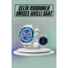 Akıllı Saat Çelik Kordonlu Amoled Ekran Android ve İOS Uyumlu Çağrı Cevaplayabilen Yeni Nesil