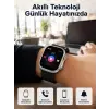 Akıllı Saat Kol Saati Android ve İOS Uyumlu Nabız Ölçer Sesli Asistan