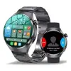 Akıllı Saat Metal Kordonlu GPS ve NFC Uyumlu Arama Cevaplayan