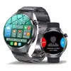 Akıllı Saat Metal Kordonlu GPS ve NFC Uyumlu Arama Cevaplayan