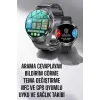 Akıllı Saat Metal Kordonlu GPS ve NFC Uyumlu Arama Cevaplayan