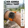 Akıllı Saat Unısex Zarif Görünümlü Titanyum Kasa Amoled Ekran Müzik Dinleme