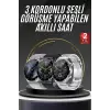Akıllı Saat Uyku ve Sağlık Takibi NFC Uyumlu Bluetoooth Bağlantılı Android İOS Uyumlu