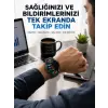 Akıllı Saat Yeni Model Sesli Asistan Bildirim Görme Bluetooth Bağlantılı Müzik Dinleme