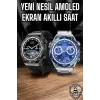 Akıllı Saat Yeni Nesil 2024 Model Metal Kordonlu Bluetooth Bağlantılı