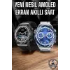Akıllı Saat Yeni Nesil 2024 Model Metal Kordonlu Bluetooth Bağlantılı