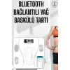 Akıllı Tartı Dijital Baskül Yağ Su Kas Vücut Kitle Kilo Ölçer Tartı