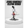 Akıllı Telefon Vlog Kiti Tripod Mini Mikrofonlu Telefon Tutucu