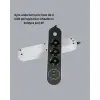 Akım Korumalı Anahtarlı USB Girişli Üçlü Priz