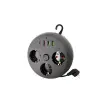 Akım Korumalı Çoklu Priz 3 Priz 3 USB 1 Type C 2 Metre Kablo Güvenli Şarj