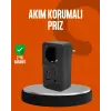 Akım Korumalı Priz 4 USB Type C Destekli Yüksek Isı Dayanımlı