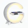 Ally 15W Kablosuz Şarj Standlı Bluetooth hoparlör RGB Gece Lambası-(5775)